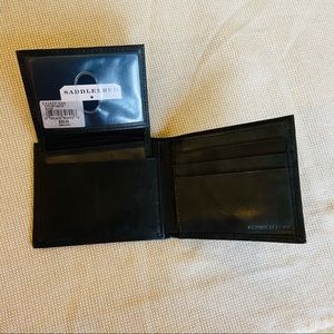 NWT Saddlebred flip fold wallet